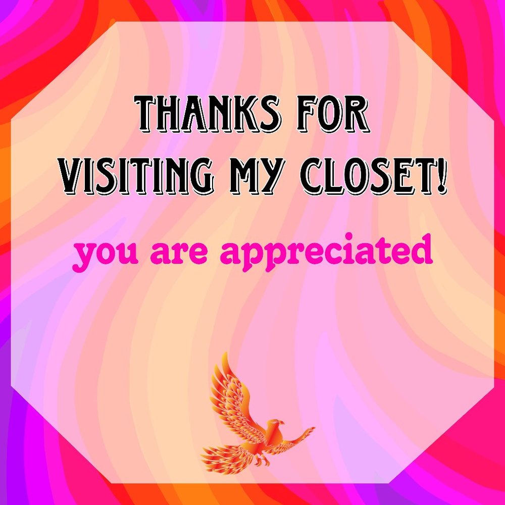 Thanks for Visiting My Closet!